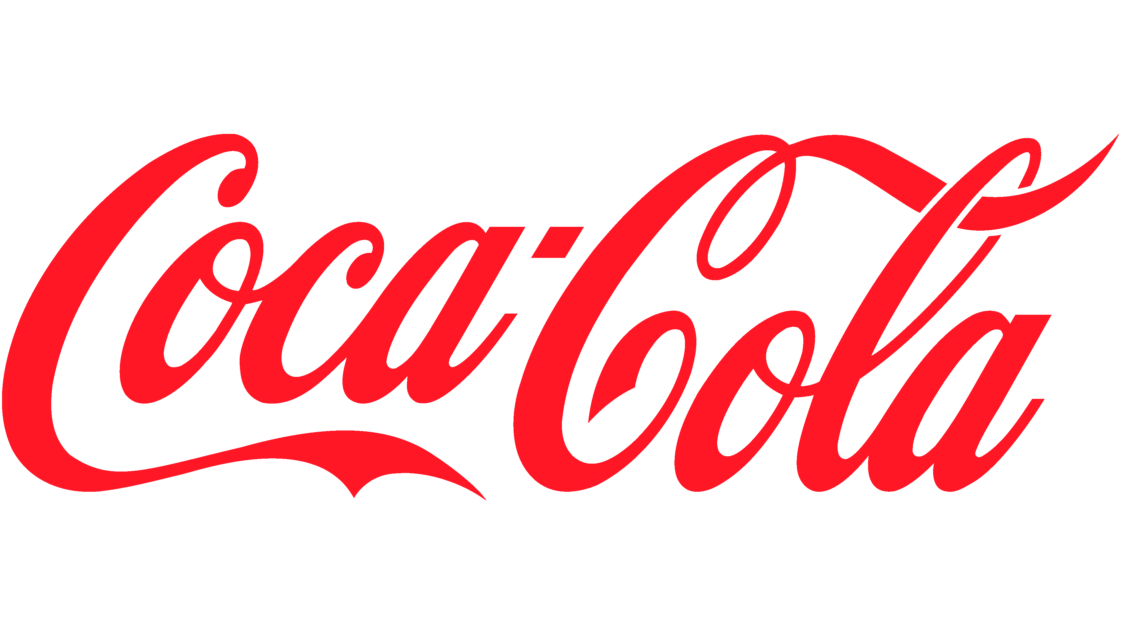 The Coke logo The Coke logo