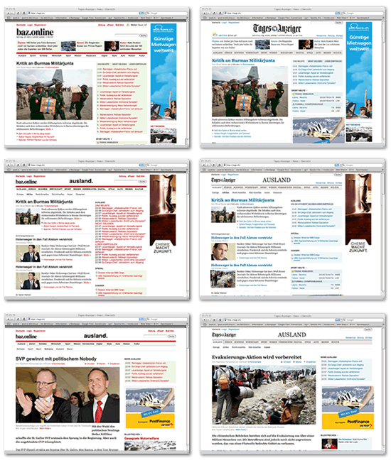 Tages-Anzeiger and BaslerZeitung Tages-Anzeiger and BaslerZeitung